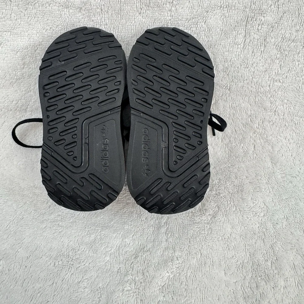 NEW ADIDAS ORIGINALS MULTIX EL I CORE Toddler 4k Black Rainbow Baby‎ Athleisure